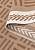 Безворсовый ковер из хлопка ARN 03 Brown White