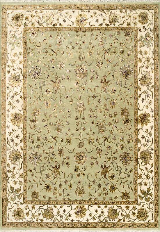Элитный ковер ручной работы 10/10 CH-103-Light Green/Ivory