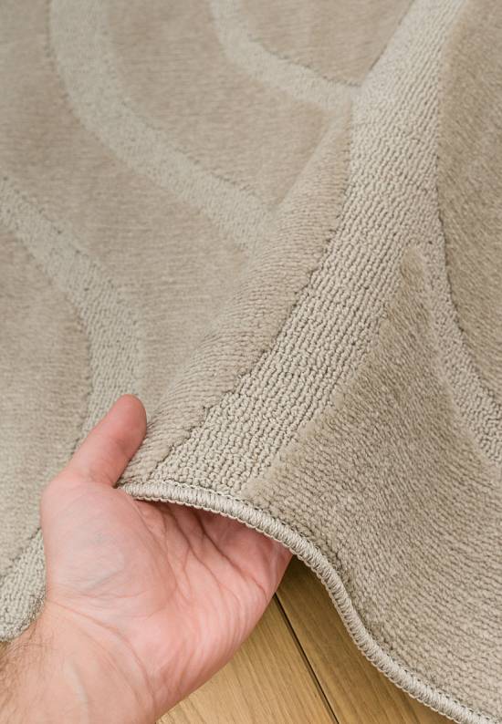 Светлый комплект ковриков для ванной и туалета Symphony 2521 Sandy Grey BQ