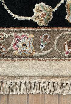 фрагмент ковра Kashan gold 10/10 SK-120-Ivory/Black
