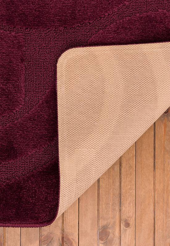 Бордово-фиолетовый коврик для ванной Symphony 2576 Aubergine