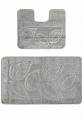 Комплект ковриков для ванной Confetti Bath Maximus Flora 2504 Platinum BQ