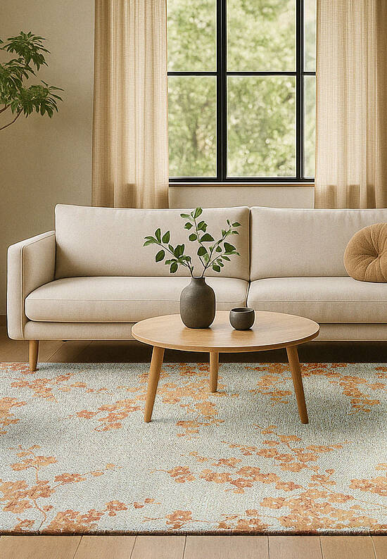 Бельгийский безворсовый ковер LP5231-L448