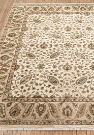 ковер в перспективе против ворса Kashan gold 10/10 SK-121 Ivory-Beige