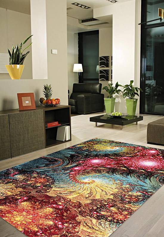 Недорогой синтетический ковер C016-Multicolor
