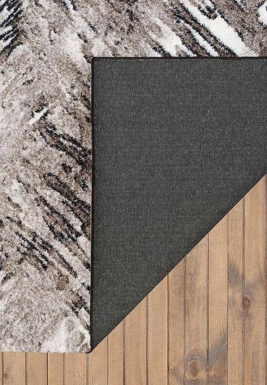 Яркий абстрактный ковер 11603 02 Dark Grey
