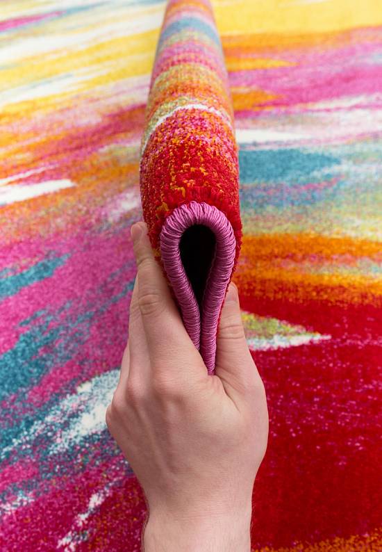 Недорогой синтетический ковер 2948-Multicolor