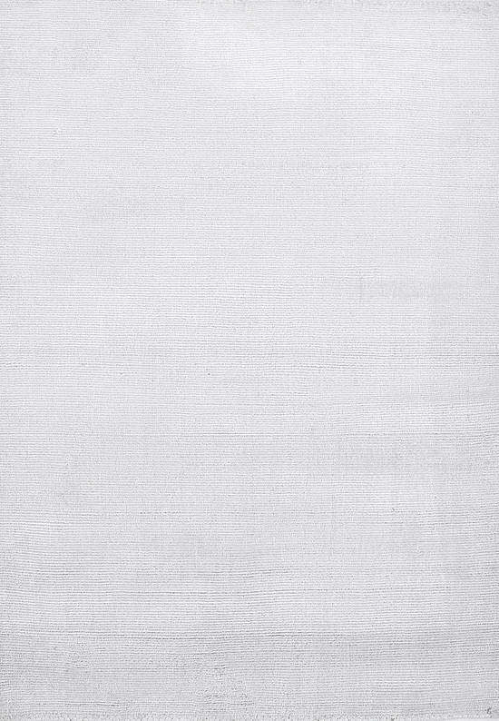 Однотонный ковер ручной работы PHPV-20-White/White