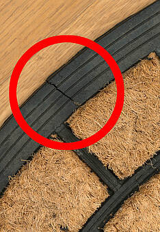 дефект входного коврика Doormat kokos Nippon-6012 discount2 фигура