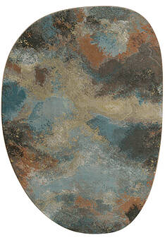 дизайн ковра Platinum RP5417-R665 P фигура