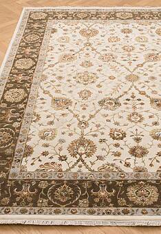 ковер в перспективе по ворсу Kashan gold Ivory Brown