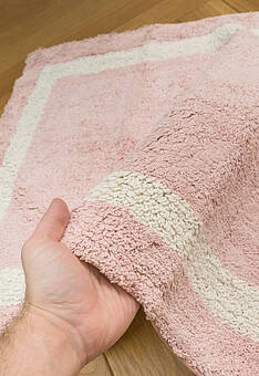 фактура коврика для ванной Irya Bath Liberte-Pink