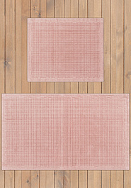 дизайн комплекта ковриков Confetti Bath Cotton Hazar 03 Dusty Rose