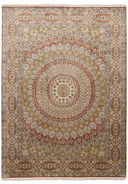 дизайн ковра Cashmir Hamadan Red Beige