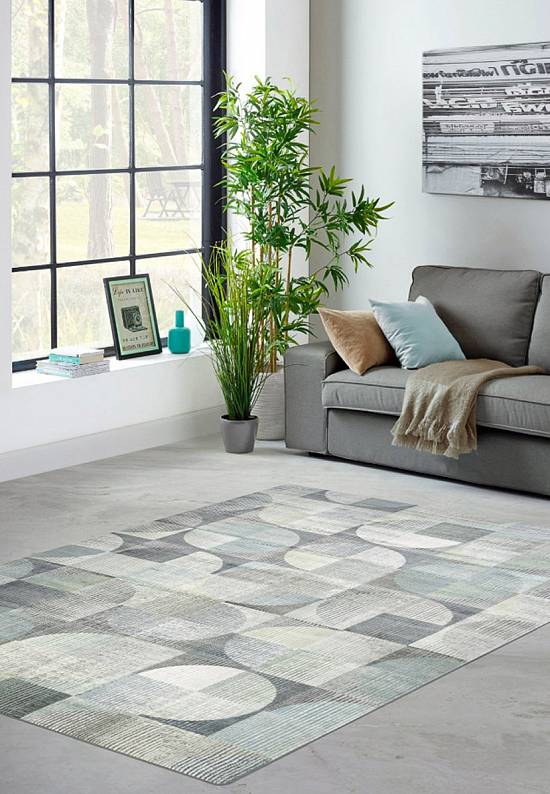 Винтажный бельгийский ковер из вискозы RB2477-R292