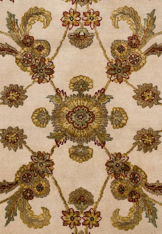 Элитный ковер ручной работы 10/10 SK-175-Ivory/Red