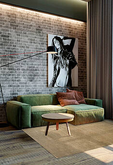 ковер в интерьере Matrix 1039-18455