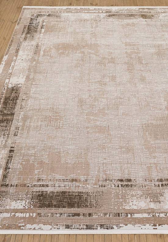 Современный ковер из вискозы 19167-070 Beige