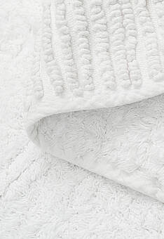 фактура коврика для ванной Irya Bath Plush-White