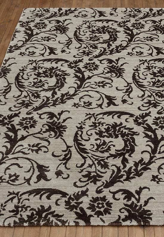 Неоклассический ковер из бамбукововй вискозы 526-Sand Beige