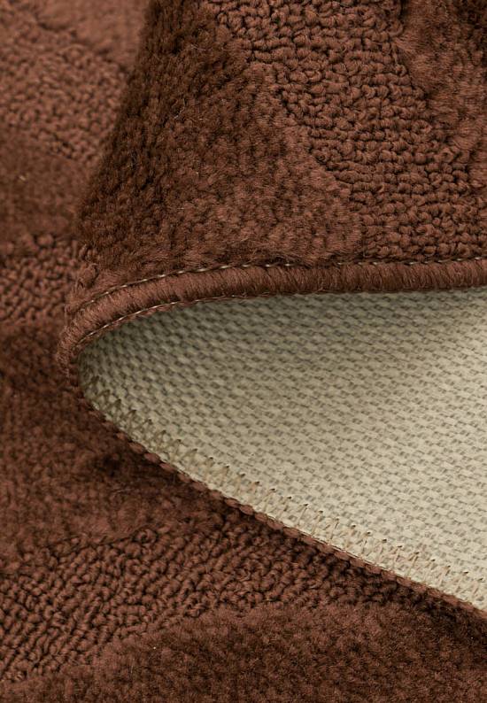 Коричневый комплект ковриков для ванной и туалета Symphony 2518 Brown PS