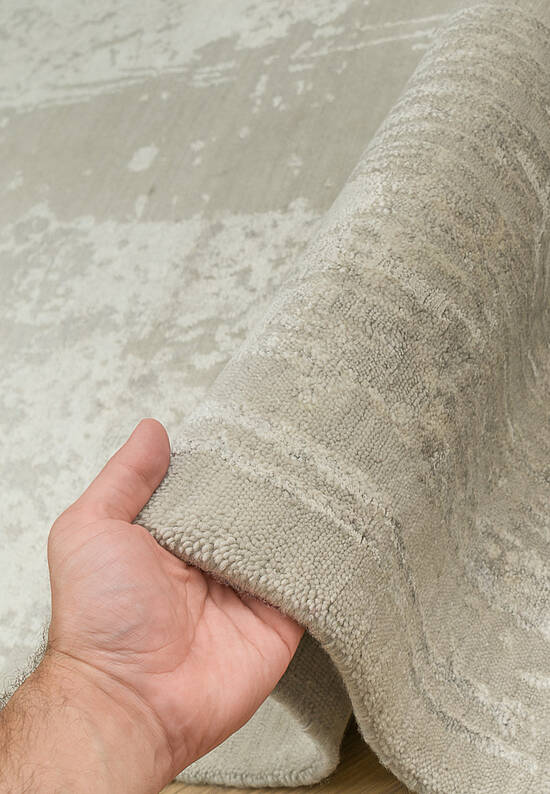 Индийский ковер ручной работы Silver Grey