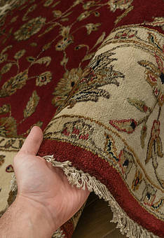 фактура ковра Kashan gold 10/10 MI-50-Red/Ivory