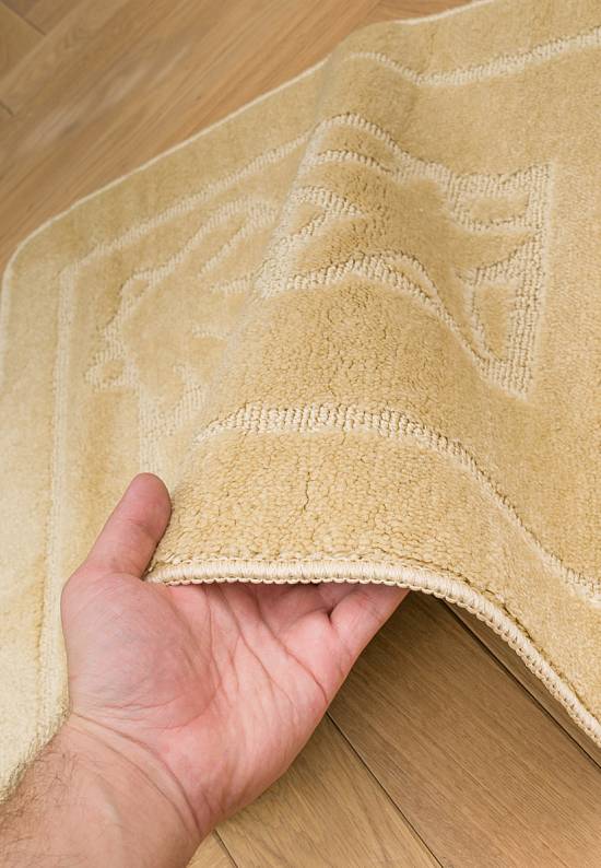 Бежевый комплект ковриков для ванной и туалета Maritime-2 2540 Beige BQ
