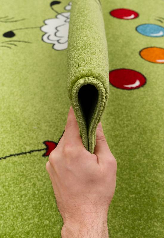 Недорогой синтетический ковер 2823-Green