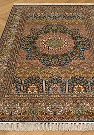 ковер в перспективе против ворса Cashmir IIST-GI97K257Z Kashan