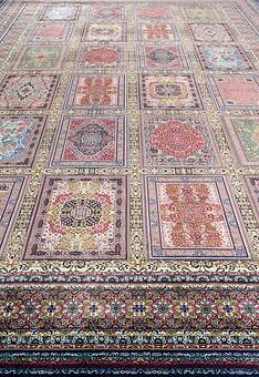 фрагмент ковра Ottoman Silk Farshineh-Dark Blue