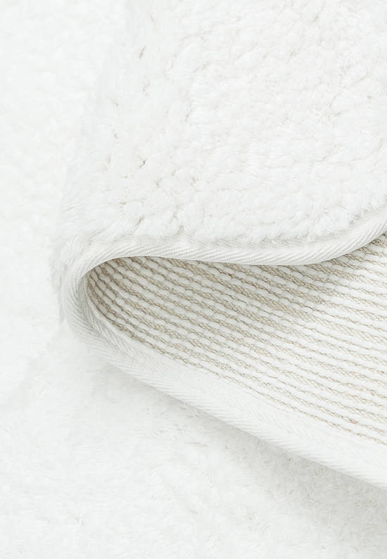 Белый коврик для ванной Organic Soft Light 1601 White