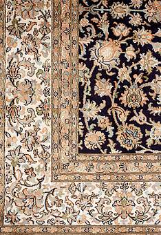 фрагмент ковра Cashmir 236994-d.blue/beige