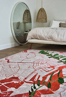 безворсовый ковер в интерьере Streets Amsterdam LS5283-L267