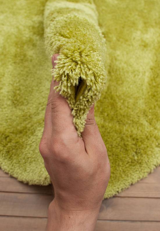 Оливковый мягкий коврик для ванной 3515 Pistachio