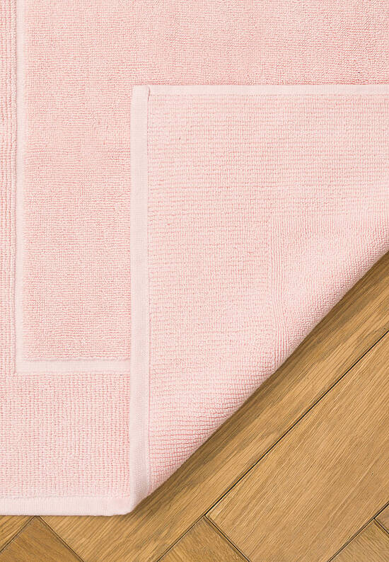 Розовый коврик для ванной из хлопка Light Rose