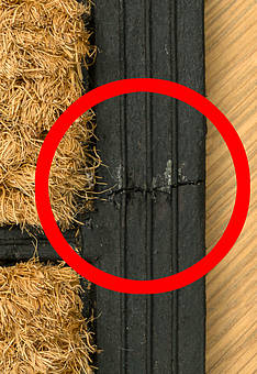 дефект входного коврика Doormat kokos Nippon-6012 discount1 фигура
