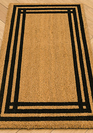 входной коврик в перспективе Doormat kokos Elegant Noir-90239