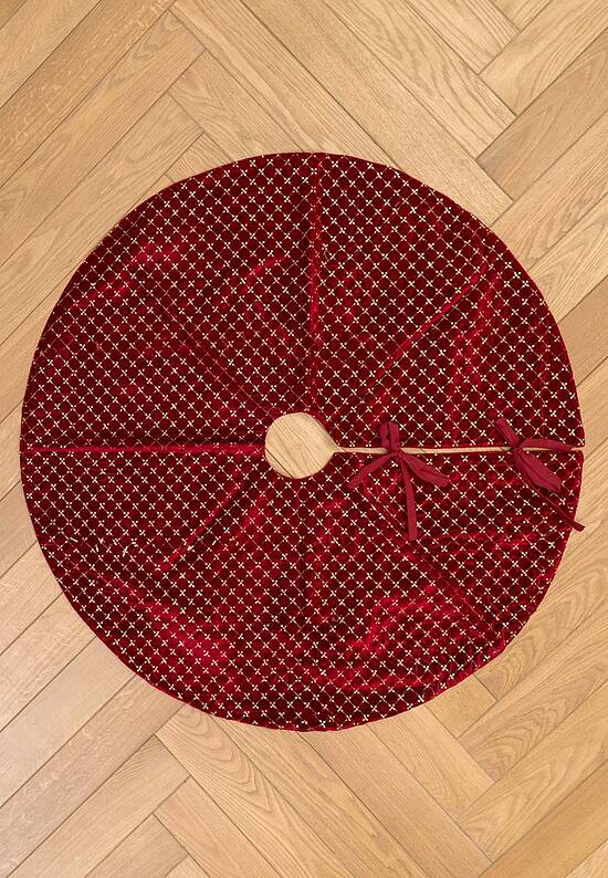 Коврик-юбка под ёлку