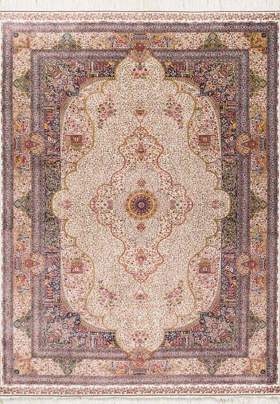 Иранский классический ковер Jamshidi-Cream