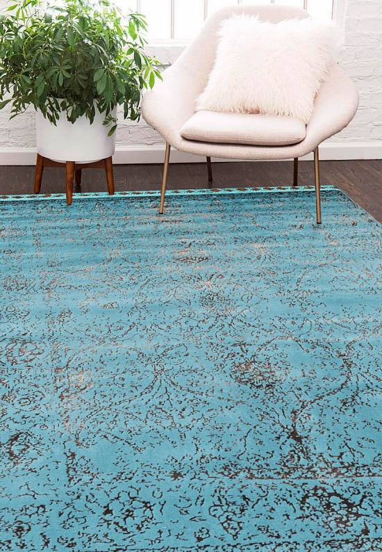 Винтажный турецкий ковер 01 Turquoise