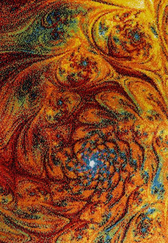 Недорогой синтетический ковер C014-Multicolor