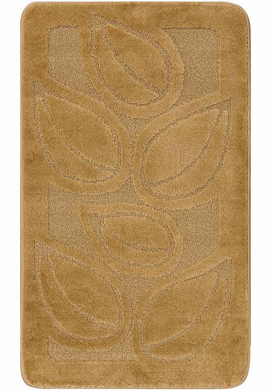 Бежевый коврик для ванной Flora 2519 Dark Beige