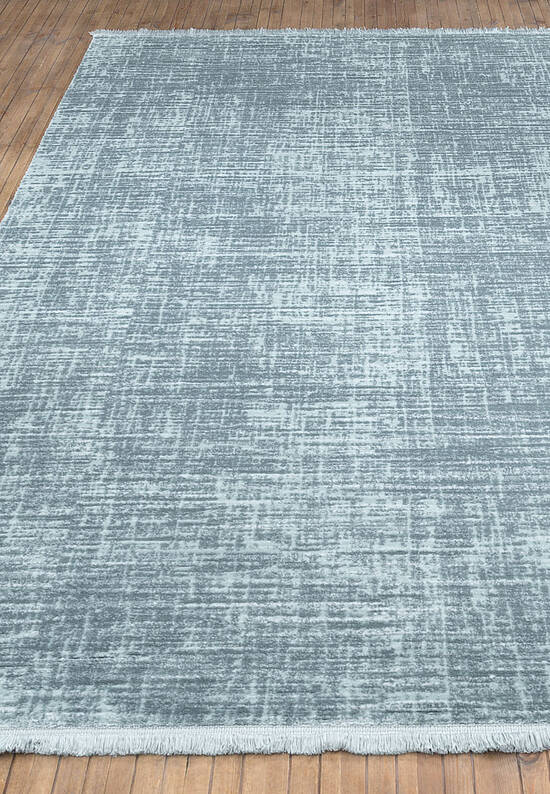 Турецкий однотонный ковер из акрила 5328 Turqoise