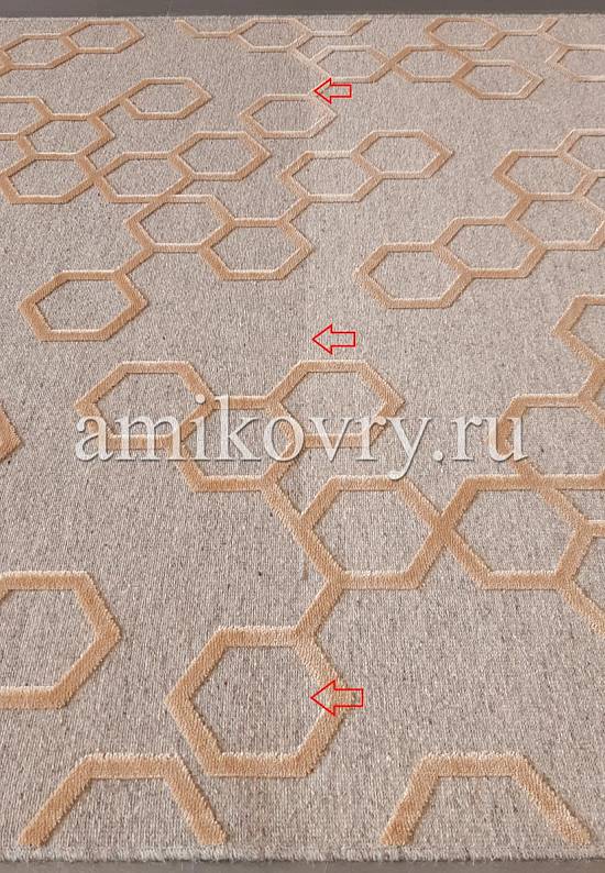 Бельгийский натуральный ковер с рельефом VA019-V26 discount2
