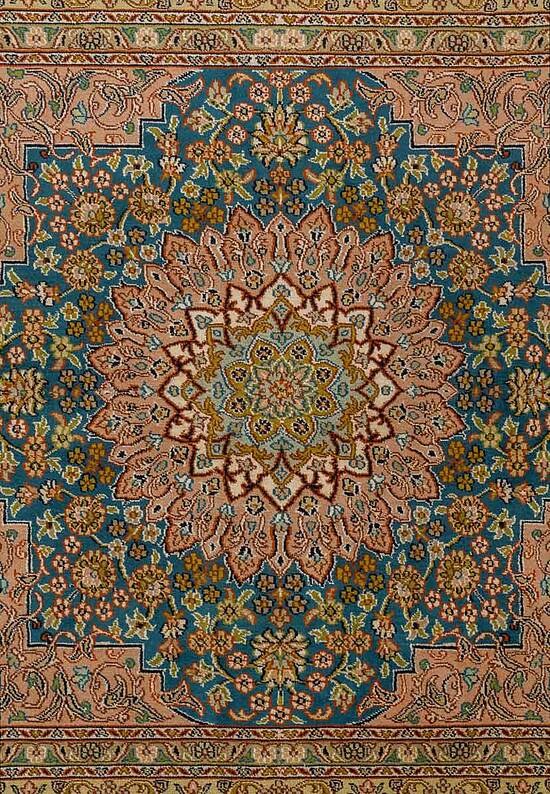 Шелковый ковер ручной работы IIST-GI97K257Z Kashan