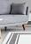 Двусторонний безворсовый ковер из шенилла NK 06 Grey White