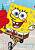 Детский ковер с ворсом Sponge Bob Friendship-01 Turquoise