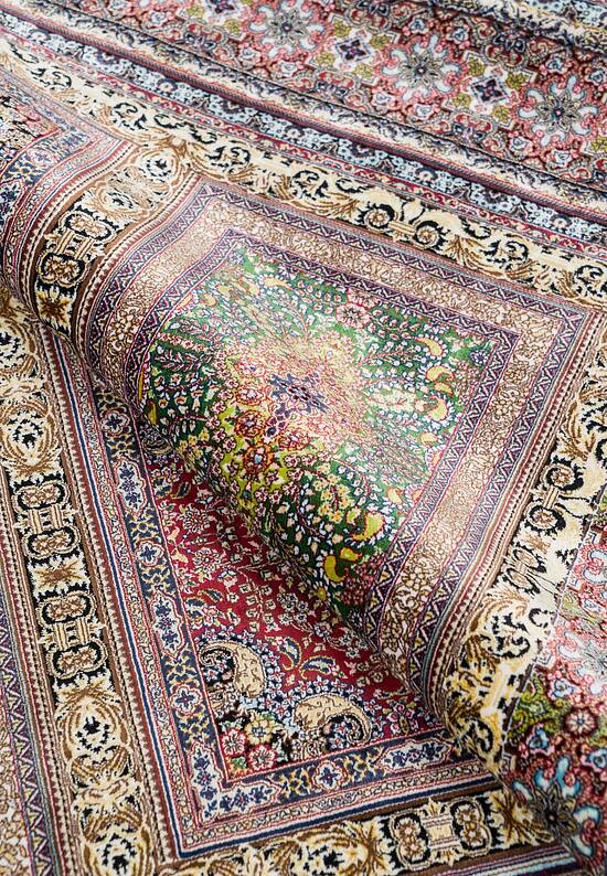 Иранский классический ковер Farshineh-Dark Blue