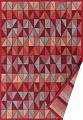 Двусторонний безворсовый ковер Smart Weave Treski-Red
